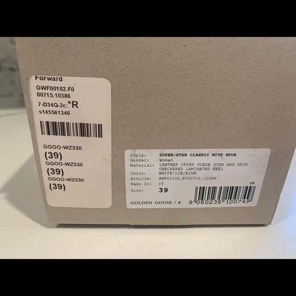 SOLD!!!!1000% Authentic Golden Goose Mid Stars 39/9 - Picture 9 of 10